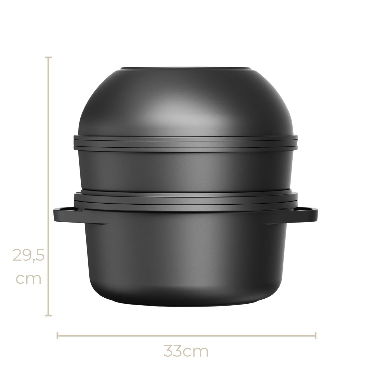 CuliStack Ultimate Topfset 16-teilig stapelbares System