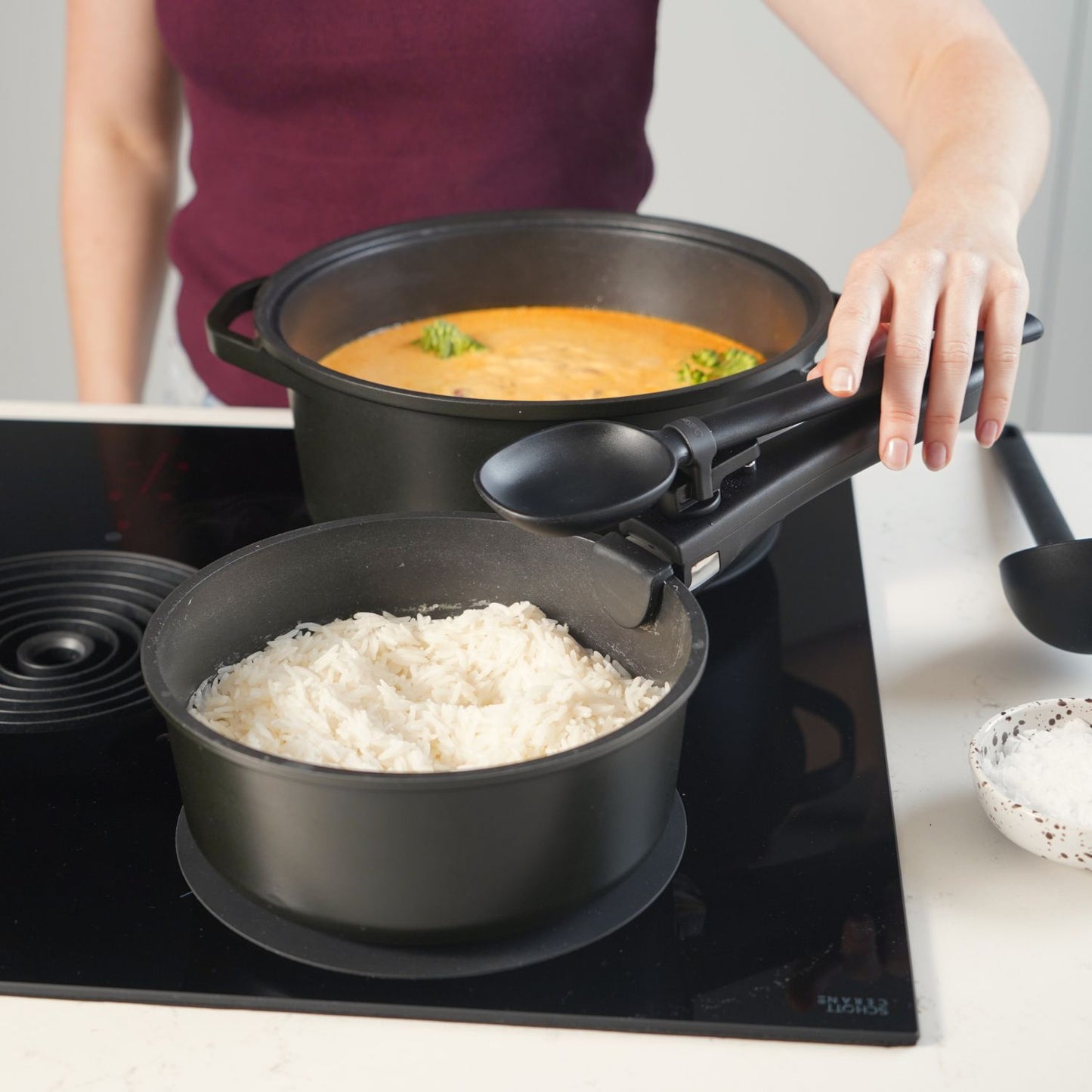 CuliStack NoTouch Küchenutensilien-Set (5-teilig)