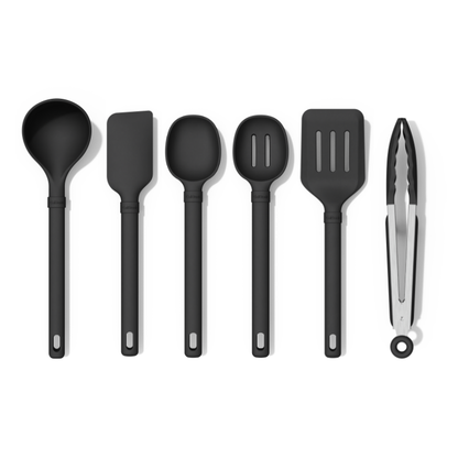 NoTouch Küchenutensilien-Set 6-teilig Silikon